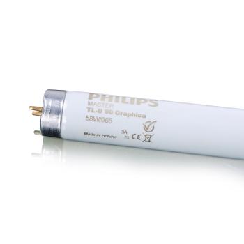 PHILIPS 标準(zhǔn)光源D65燈(dēng)管MASTER TL-D 90 DE LUXE 58W/965 S